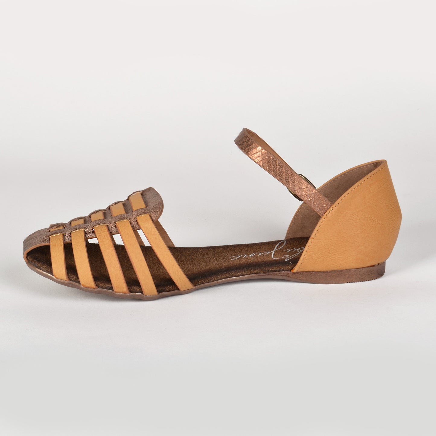 Malibu Jane comfortable vegan leather Laguna closed toe snake sandal