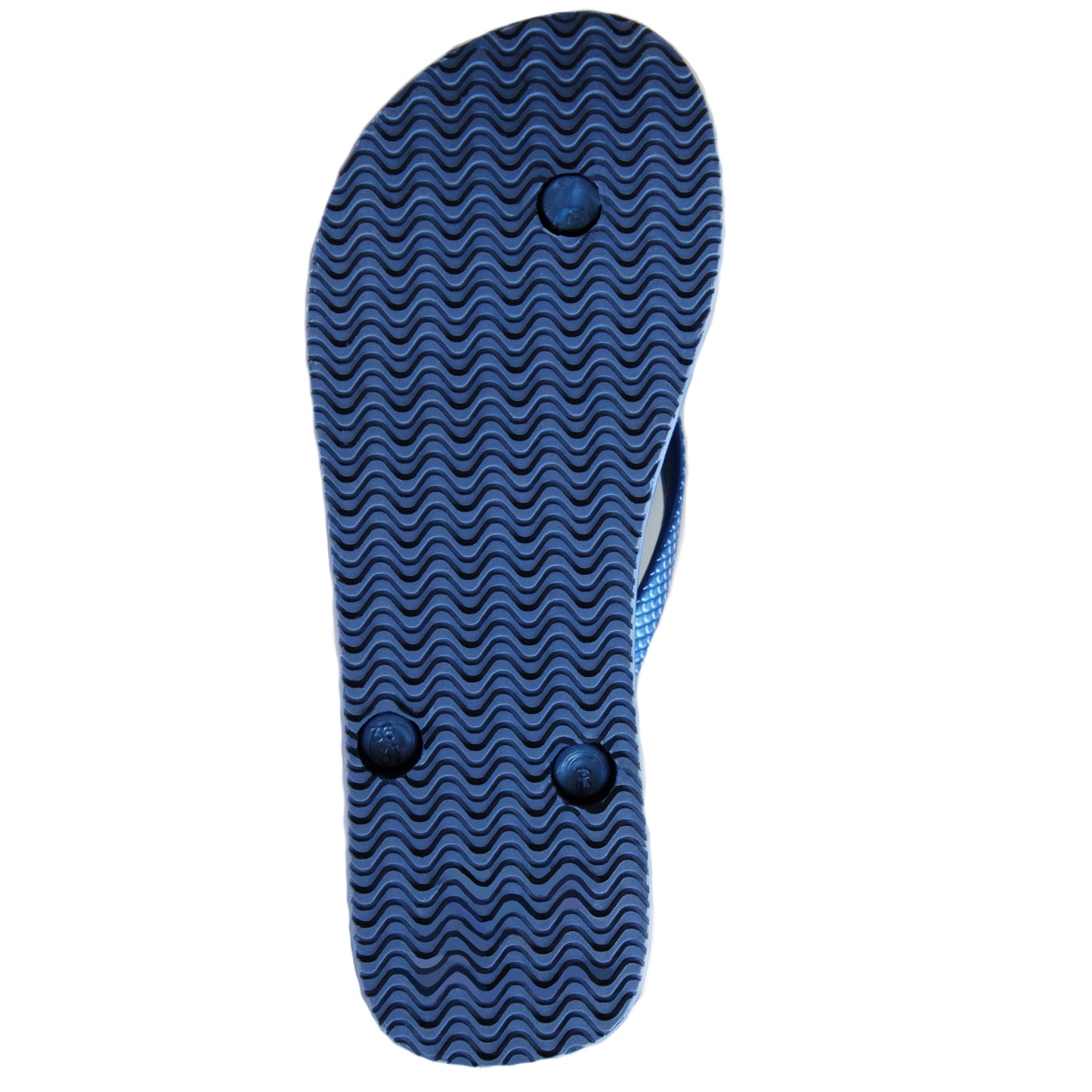 HUNTINGTON FLIP FLOPS WOOD NAVY